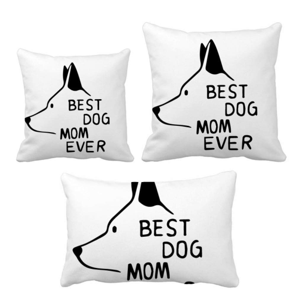 Coussin chien mère design à offrir en cadeau pour décoration de sofa