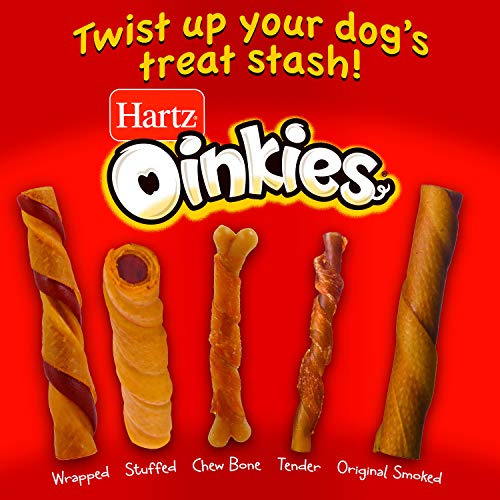 Hartz Oinkies Rawhide-Free Tender Treats Wrapped with Chicken Dog Treats Chews, 36 Count, Highly Digestible, No… - Image 6