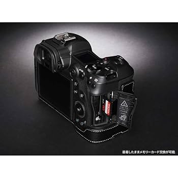 美品　本革カメラケース キャノン Canon R5用 EOS Canon R5 専用 レザー ケース Volcano TP Original カメラ