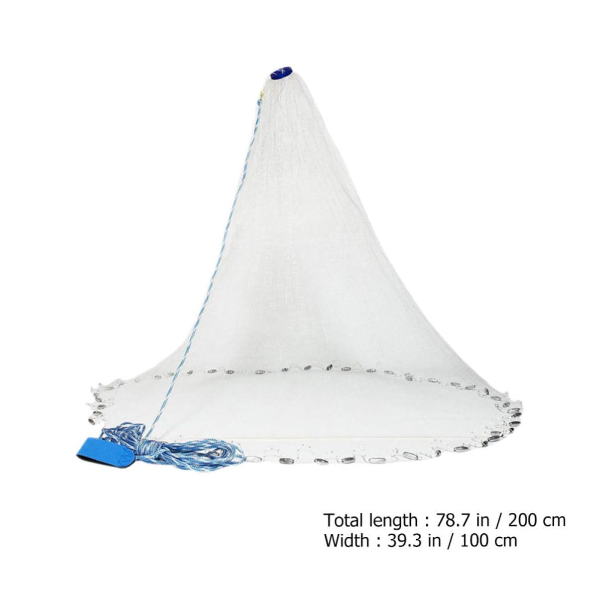 Red de Pesca Grande para Exteriores, para Lanzar y Capturar Peces | Plegable, Fácil de Limpiar, para Guardar y Transportar, Malla Pesca para Estanques
