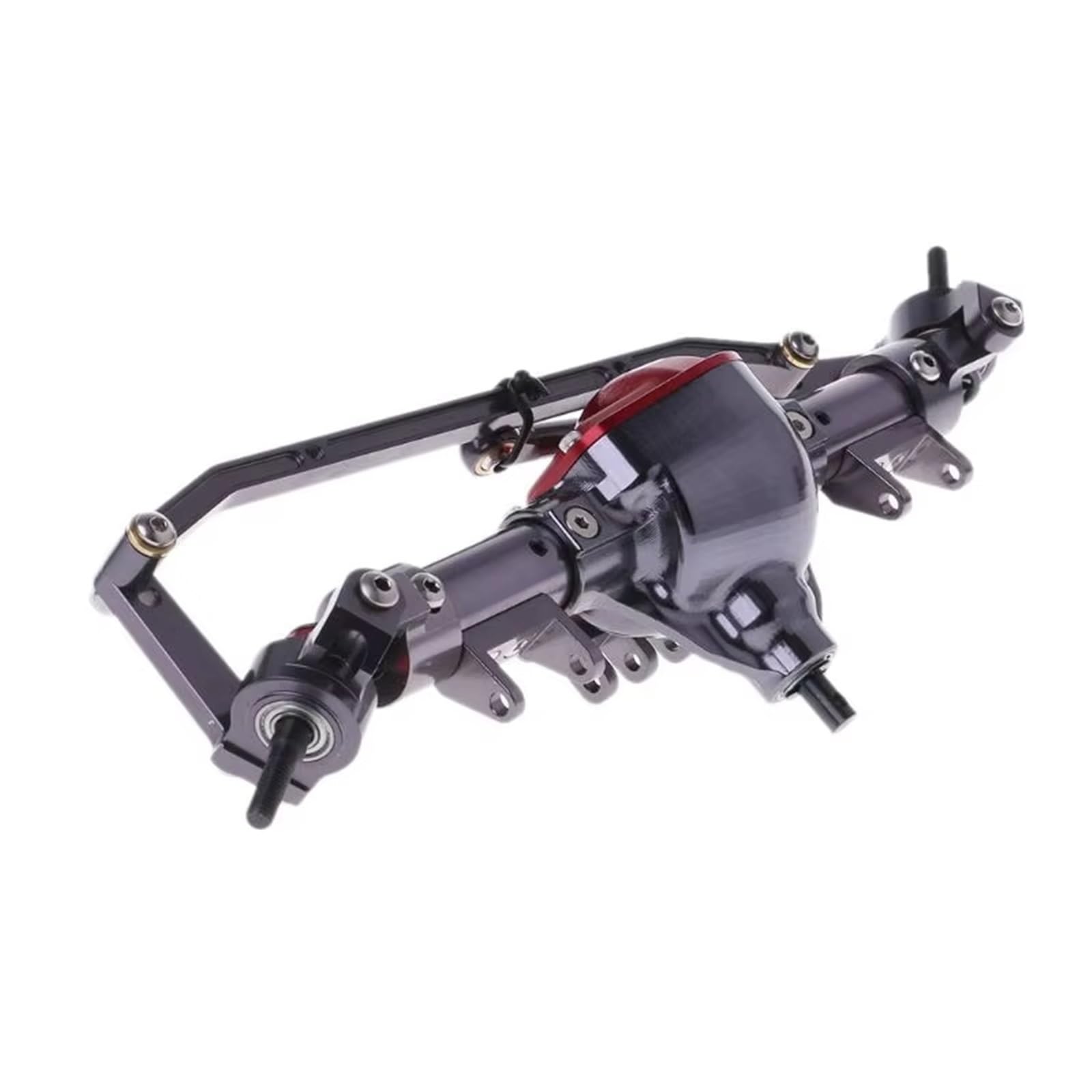 Eje Trasero de Coche RC para Axial para SCX10 1:10 RC para Coche para Rock Crawler, Piezas De Mejora Eje Delantero Y Trasero Metal, Accesorios(Front)