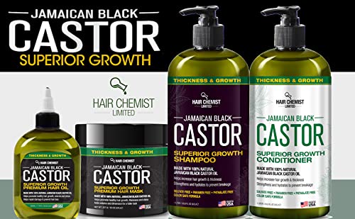 Hair Chemist 1601HC-1602HC Superior Growth Jamaican Black Castor Shampoo 33.8Oz & Conditioner 33.8Oz - 2-Pc Shampoo & Conditioner For Hair Growth thumb #7