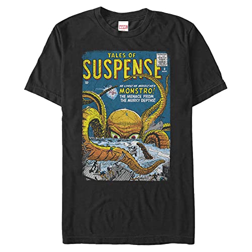 T-shirt Marvel homme grande taille 3XL noir classique coupe Big and Tall