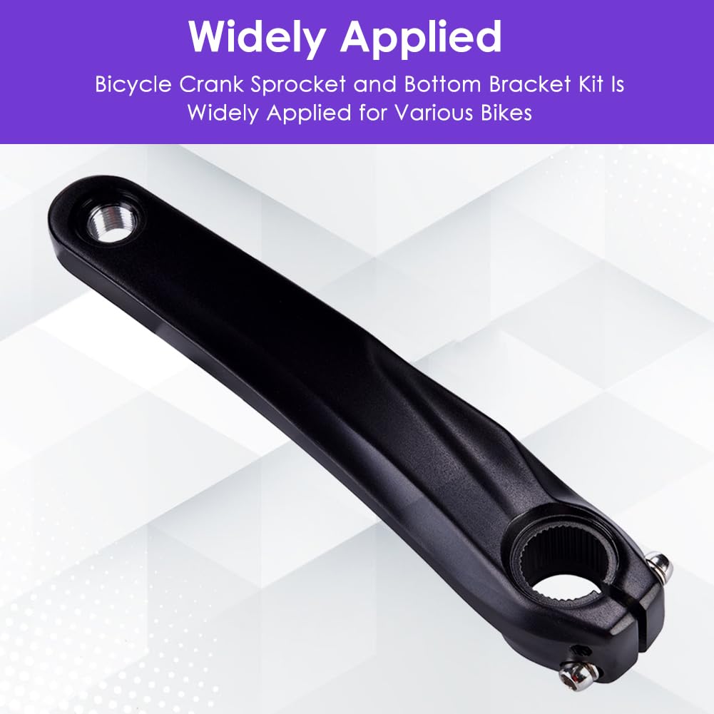 VBESTLIFE Ramię korby rowerowej, lewe ramię korby rowerowej, stop aluminium do korby 590 610 SLX XT XTR