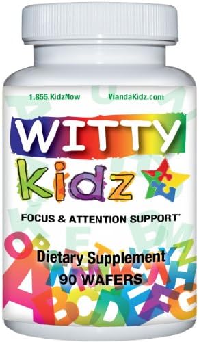 Focus & Attention Brain Supplement for Kids - 90 Chewable Wafers