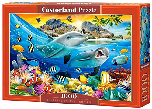 Castorland Puzzle 1000 pièces : Dauphins sous Les Tropiques