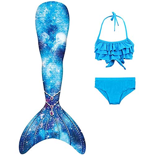  DNFUN Filles Maillots de Bain Queue de sirène ...