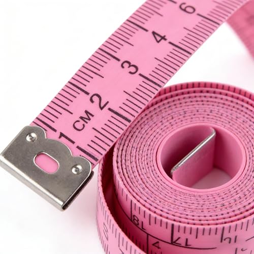 Miniatura 7 de Wintape Soft Body - Cinta Métrica Retráctil De Doble Cara 150 Cm, 2 Unidades , Color Rosa