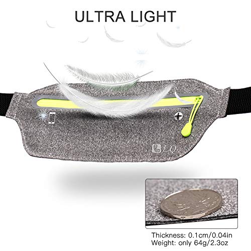 Ajcoflt Cinto de cintura multifuncional bolsa ultraleve bolsa de cintura à prova d'água Bolsa de co