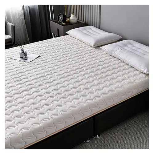 Matratze Baumwoll-Matratzenauflage, Schlafzimmer, King-Size-Bett, Massage-Schwamm-Matratze for Schlafen, Bettlaken, einzelnes Paar, Tatami-Bodenauflage(B,9cm 80x200cm)