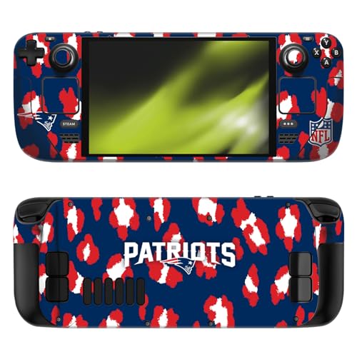 Autocollant Steam Deck OLED protection vinyle NFL New England Patriots