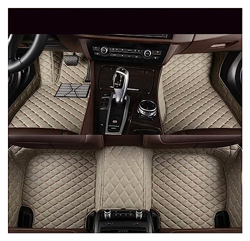 Tapis de sol de voiture en cuir gris premium pour Benz Classe E W207 Coupé