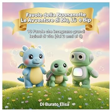 Favole della buonanotte: Le avventure di Blu , Lu' e Bip: 10 Piccole favole che insegnano grandi lezioni di vita (dai 2 ai 6 anni)
