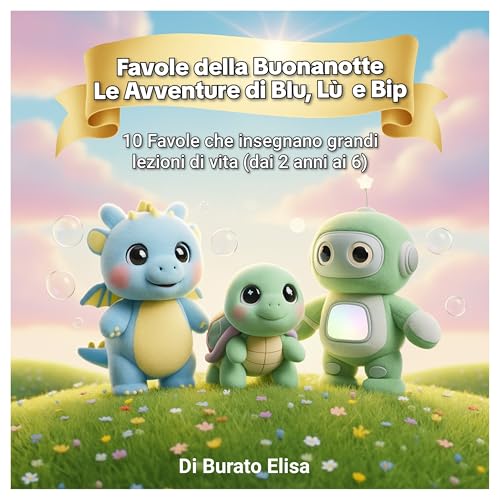 Favole della buonanotte: Le avventure di Blu , Lu' e Bip: 10 Piccole favole che insegnano grandi lezioni di vita (dai 2 ai 6 anni)