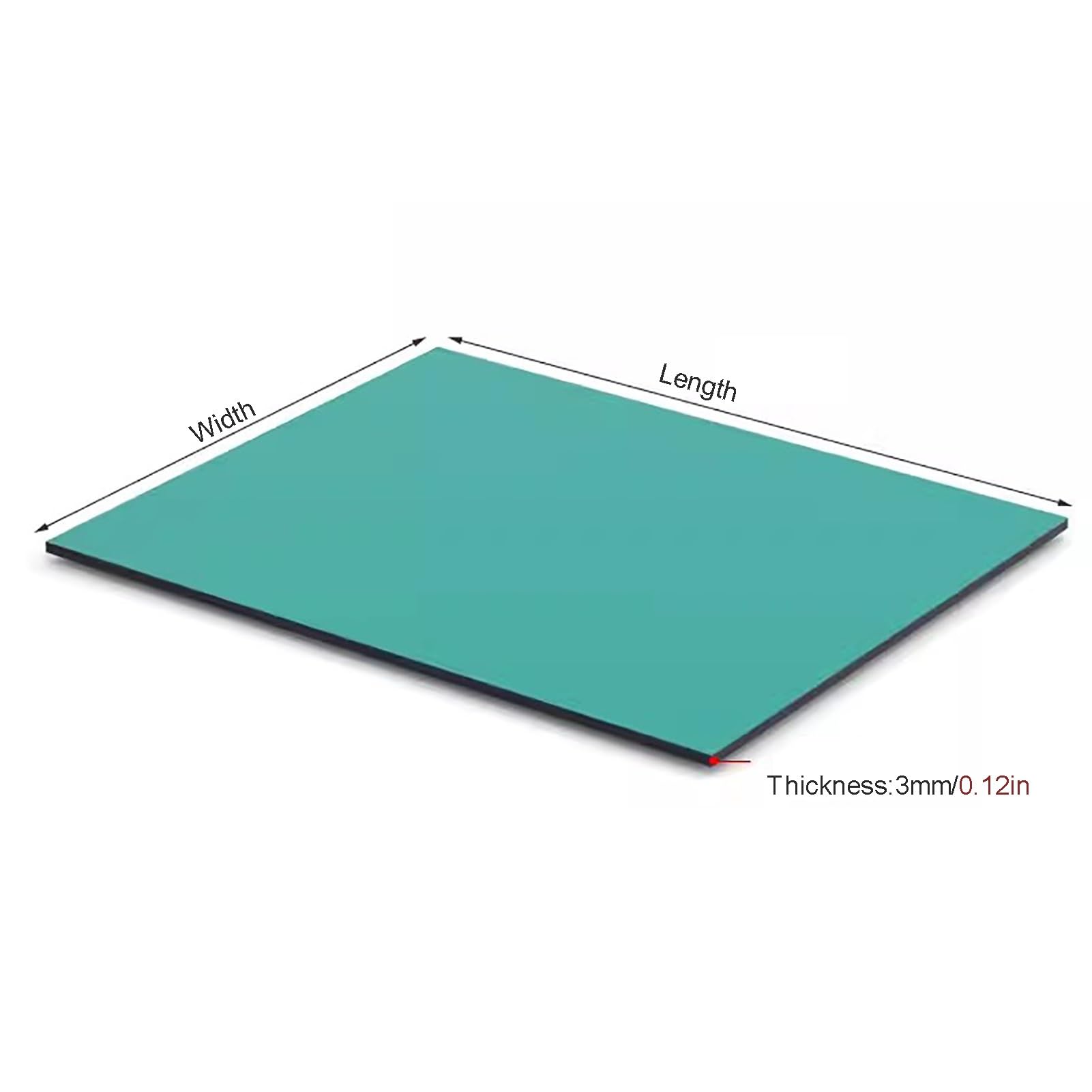 Alfombrilla antiestática de goma para banco de, Estera de trabajo soldadura caucho ESD, varios tamaños, color verde(100x500cm)