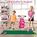 Toddler Golf Set- Upgraded Kids Golf Clubs with 4 Balls, 2 Practice Holes and 1 Putting Mat, Indoor & Outdoor Sport Toys for Toddlers 2 3 4 5+ Years Old Educational Mini Golf Play Set Easter Gifts