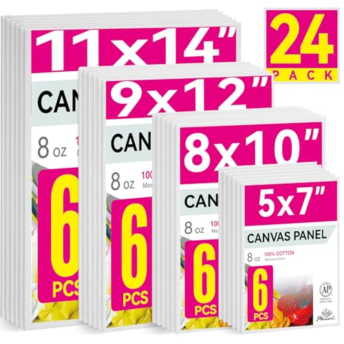 PHOENIX 24 Pack Assorted Canvas