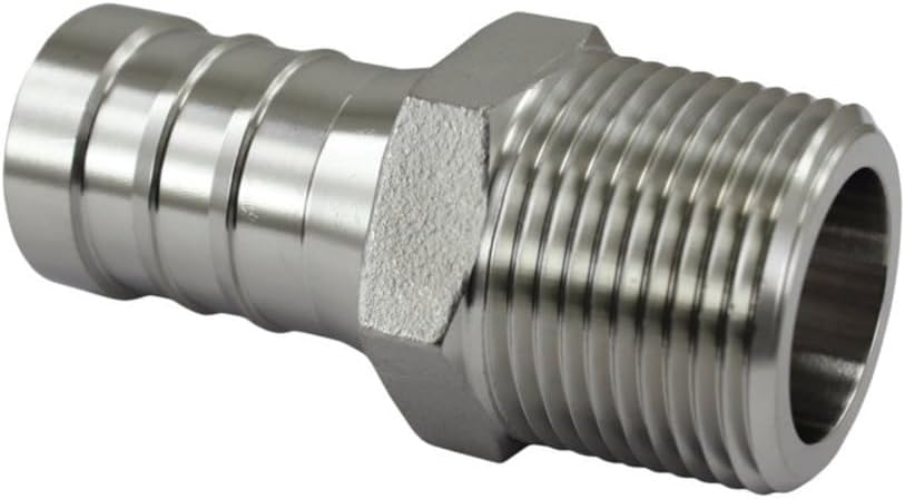 1-1/2" Male x 1-1/2" Hose Barb HEX Male Adapter
