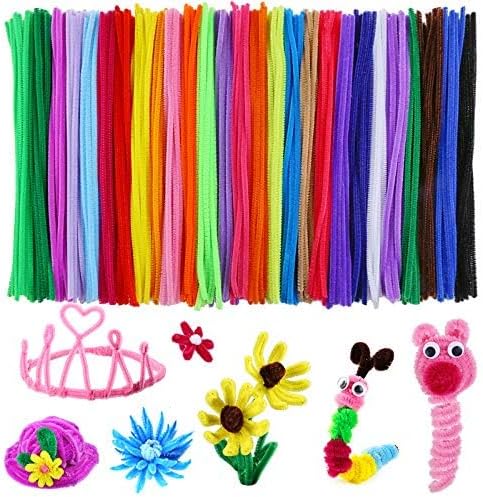 Pipe Cleaners, 324 Pieces in 25 Colors Pipe Cleaners Value Pack of Multicolor Chenille Stems for DIY Art Creative Crafts Decorations, Assorted Colors — view 3