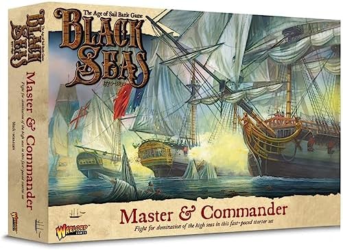 Master & Commander Starter Set by Warlord Games - Black Seas The Age of Sail Game for 2 or More Players Using Miniatures