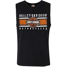 Men's Iconic Bar &amp; Shield Crew-Neck Sleeveless Muscle Tee, Black
