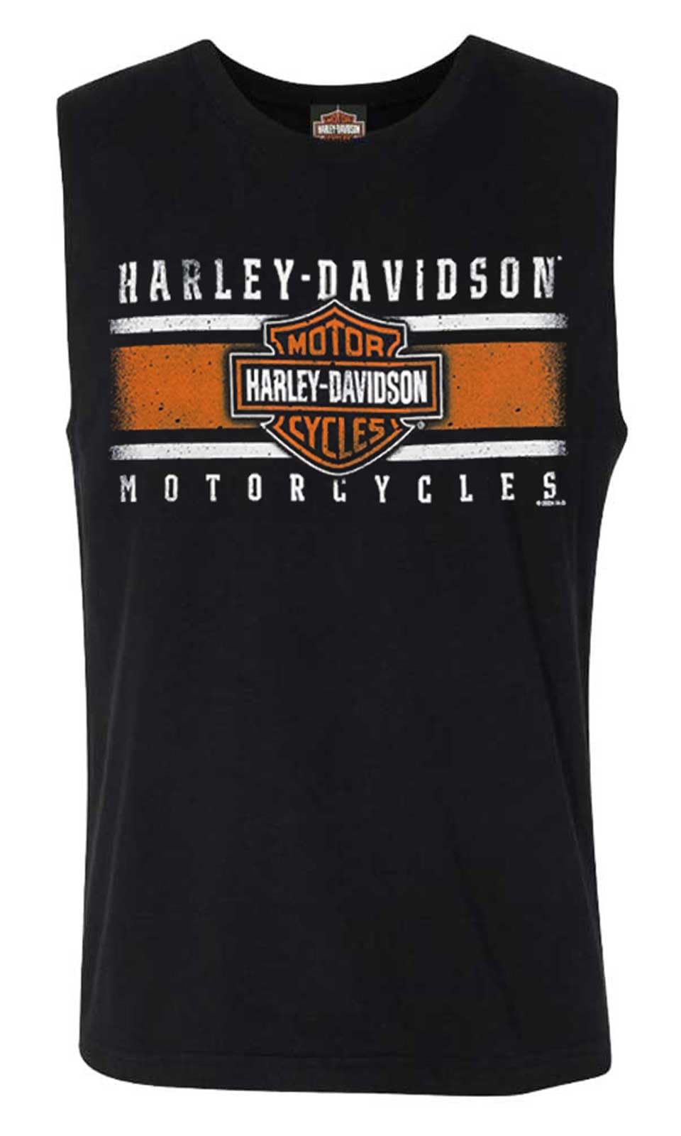 T-shirt sans manches Harley-Davidson en coton durable premium noir - 3