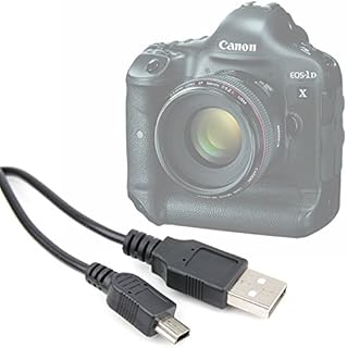 SLR Camera USB Cable for Canon EOS 1D X | 5DS R | 5DS | 5D | 550D | 6D | 600D | 60D | 7D | 760D | 750D | 700D | 80D | 1300D By Agagadgets