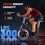 Merach Exercise Bike with Incline & Decline, Stationary Bike for Home Gym Fitness, Automated Magnetic Resistance, Indoor Workout Bike with Self-Developed App, 350 lbs Weight Capacity & 40 lbs Flywheel - Image 3
