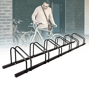 Karat Fahrradständer Bodenparker 6 Fahrräder Schwarz