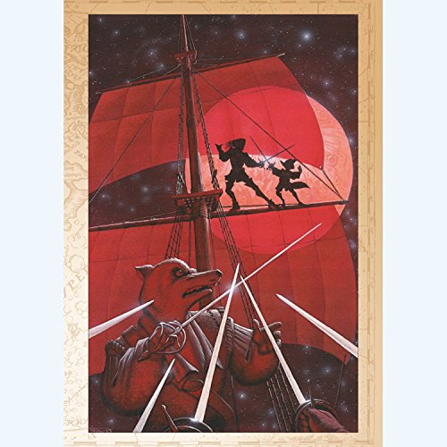 AFFICHE POSTER MASBOU Bateau Rouge 50x70 cm décoration murale design