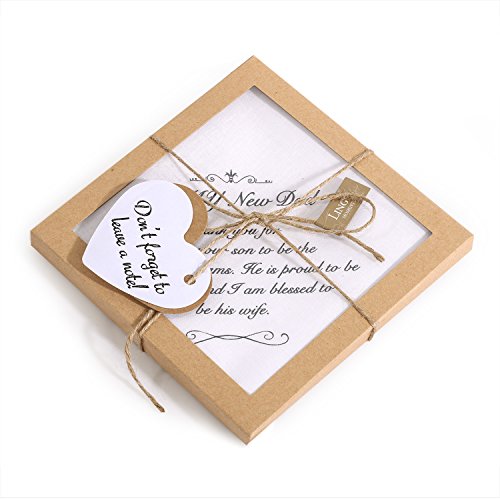 Ling's Moment Handkerchief, Hankie for New Dad Father's Day Gift, Wedding, Birthday Thanksgiving Christmas New Year Gift, 100% Cotton Ling's Moment Handkerchief, Hankie for New Dad Father's Day Gift, Wedding, Birthday Thanksgiving Christmas New Year Gift, 100% Cotton