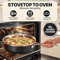 GRANITESTONE 20pc Pots and Pans Set Non Stick Cookware Set, Diamond Infused — image 5