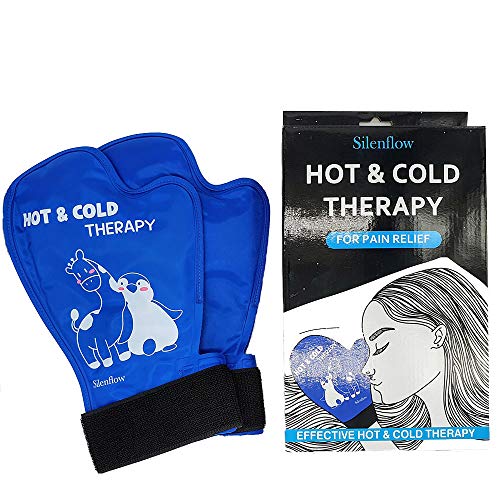Silenflow Icing Gloves I Hot and Cold Therapy Gloves Ice Gel Pack
