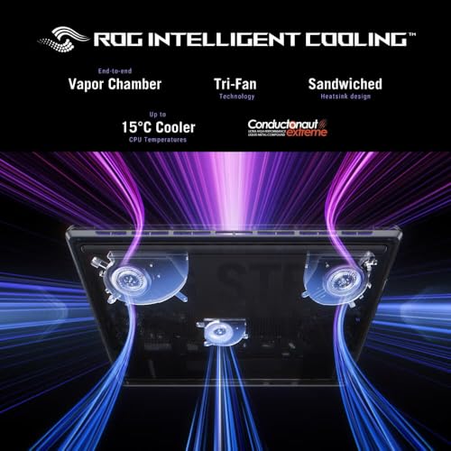 Image of ASUS ROG Strix G16 (2025) Gaming Laptop, 16 inch 16:10 FHD+ 165Hz /3ms Display, NVIDIA GeForce RTX 5060 Laptop GPU, Intel Core i9 Processor 14900HX, 16GB DDR5-5600, 1TB PCIe SSD, Wi-Fi 7, Win 11 Home