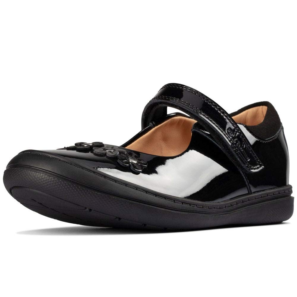 Clarks Patente para Color Negro Talla Black Patent