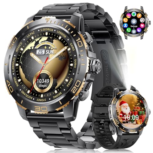 LIGE Montre Connectée Homme avec 800mAh, 1,43