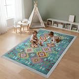 Tapis Velours Corail: Ces tapis de jeu pour enfants sont doux et confortables, d'environ 3 cm d'épaisseur. Le tapis rampant enfant se compose de trois parties: la couche supérieure est en tissu de velours corail, le composant principal est en fibre de polyester, la couche intermédiaire est en mousse à mémoire de forme à rebond lent et la couche inférieure est placée avec un antidérapant non tissé. particules