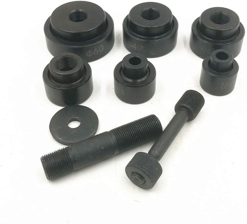 Hydraulic Hand Hole Punching Tool with 22.5-61.5mm in The 3.5mm Mild Sheet TP-8C Soft Steel Plate