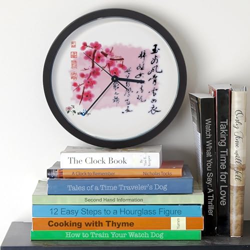 Reloj de Pared CafePress Asian Red 10 pulgadas miniatura 3