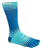 Injinji 2.0 Outdoor Original Weight Crew Nuwool Socks Encanto Turquoise M
