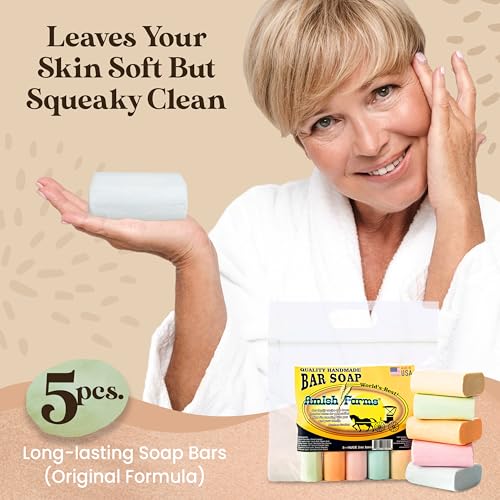 Amish Farms 860467001510 Bar Soap W/All Natural Bentonite Clay | Made In Usa, Vegan Moisturizing For Sensitive Skin | Women & Mens Face & Body Bar Bath Soap thumb #1