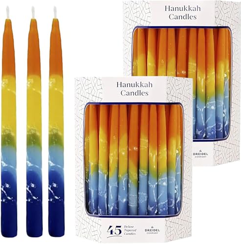 Bougies Hanoukka faites main pour célébrer la magie des lumières
