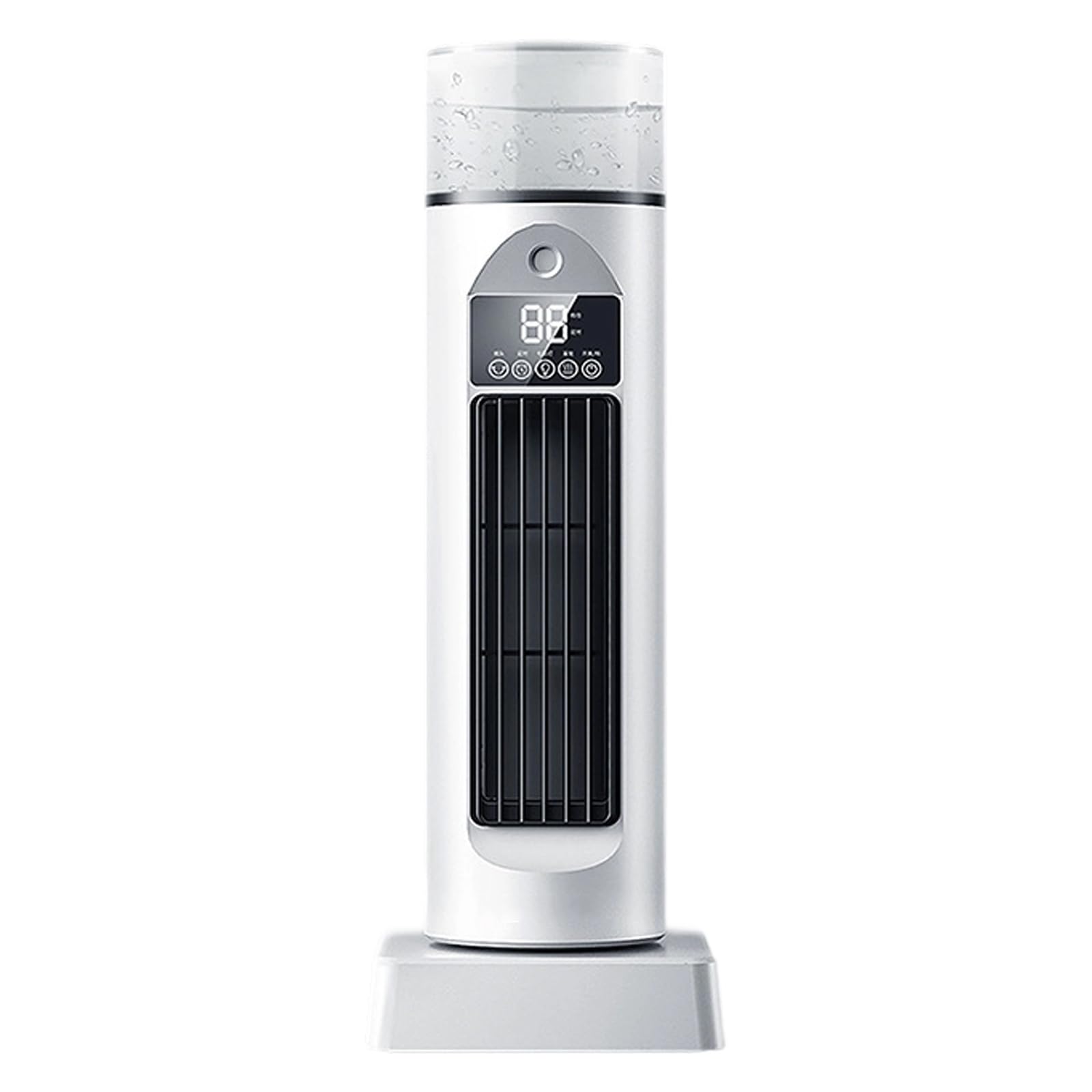Tsynapter Bladeless Fan 6 Adjustable Speeds Small Tower Oscillations Feature USB Powered Quiet Cooling Solution Texture Tower Fan USB Powered