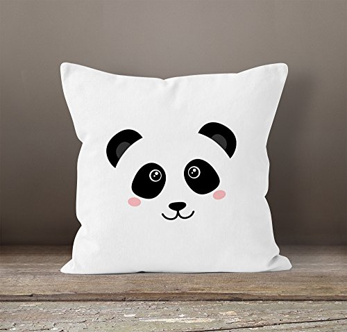 Cuscino di Rivestimento Panda Viso Panda Animale