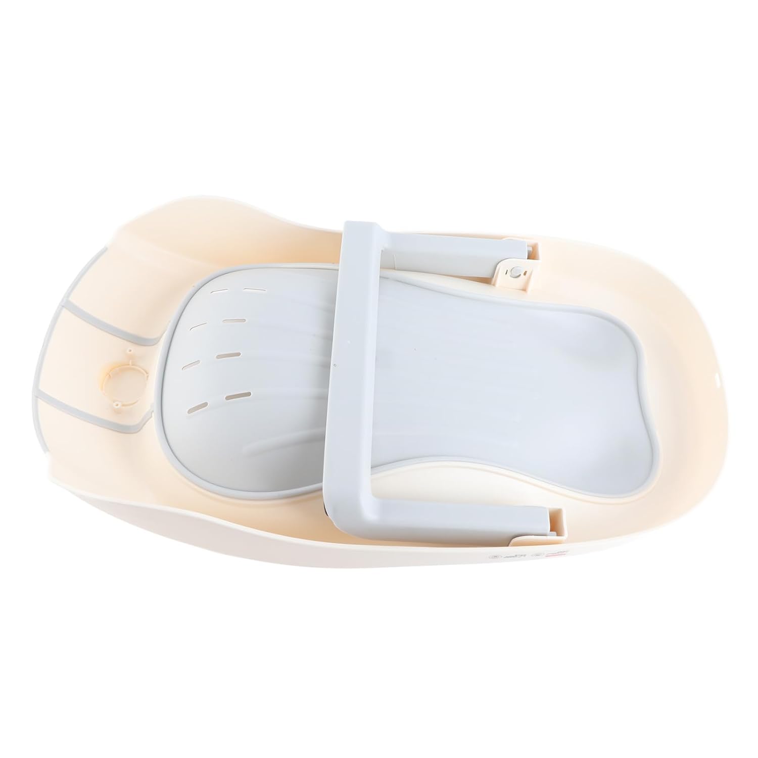 Non Slip Newborn Bath Support Portable Infant Bathtub with Comfortable Design for Home & Travel Use Gray