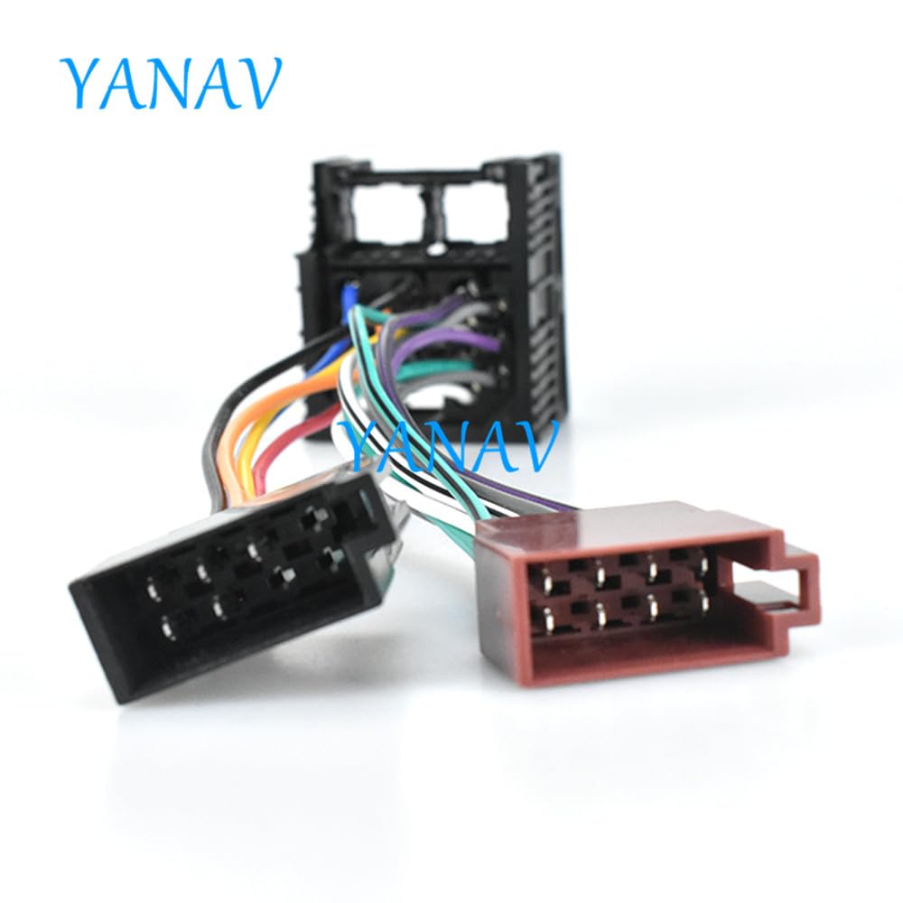 12-103 Wire Harness Adaptor for-for BMW 1987+ (Select Models)/for-for Land Rover 2001+ Car Stereo Radio ISO Standard Connector Adapter