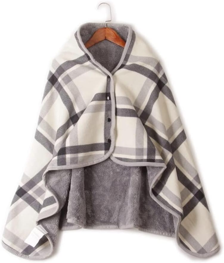 Heated Blanket with Flannel and Plush Design