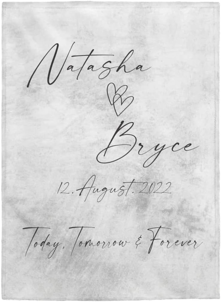 Wedding Gift for Couple Personalized Today Tomorrow