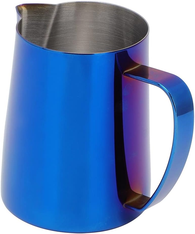 Coffee Pitcher 600ml Ergonomic Stainless Steel Milk Frothing Jug