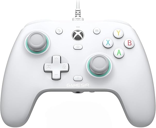 GameSir G7 SE Plud and Play Controller with Hall Effect Joysticks/Hall Trigger, Anti-Drift Wired Gamepad for Xbox Series X|S, Xbox One & Windows 10/11, 3.5 mm Audio Jack - White - White
